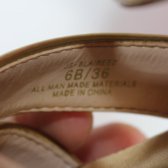 JESSICA SIMPSON Strappy Watercolour Floral Heel 6 - Picture 8 of 10